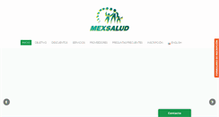 Desktop Screenshot of mexsaludmx.com